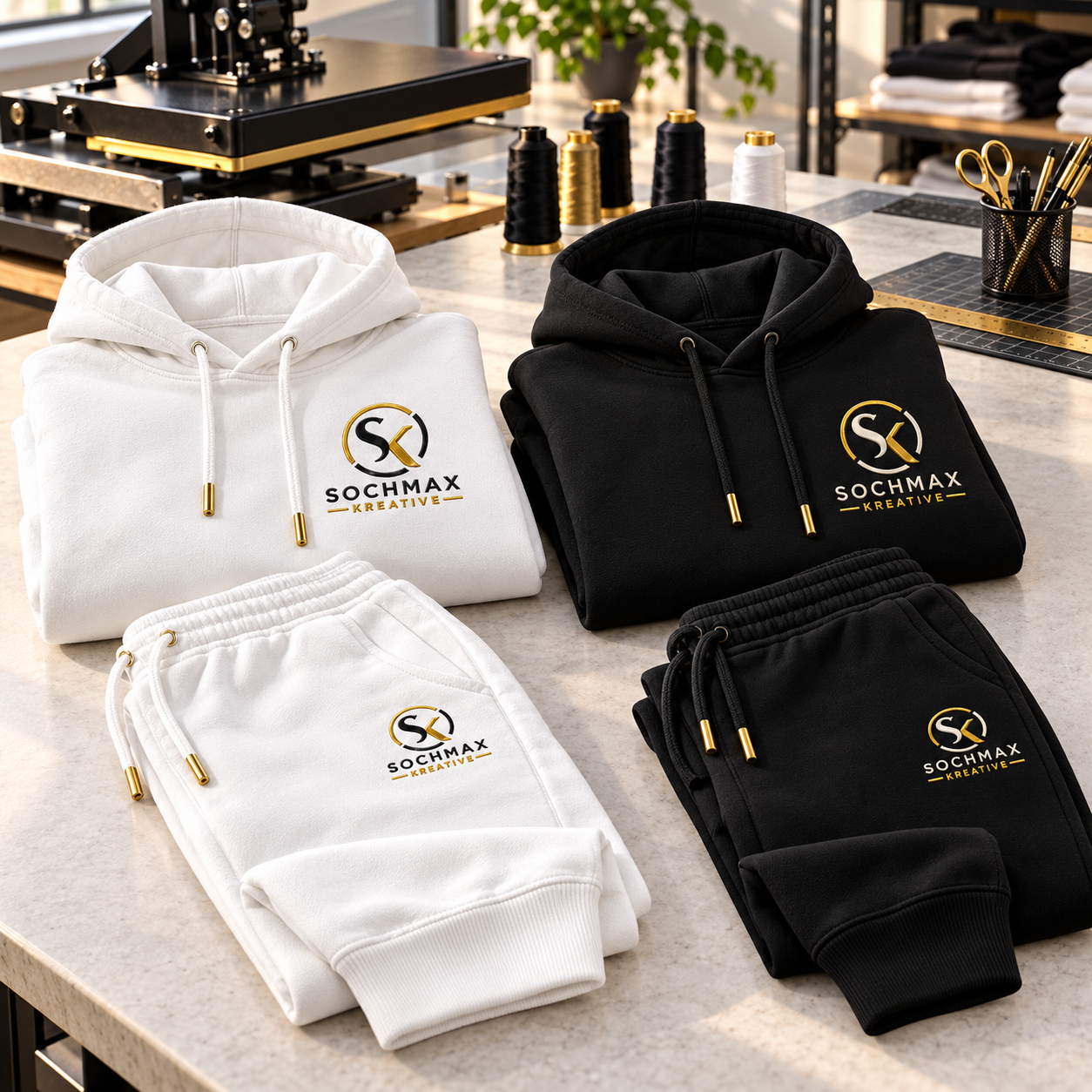Custom Branded Hoodie & Jogger Set